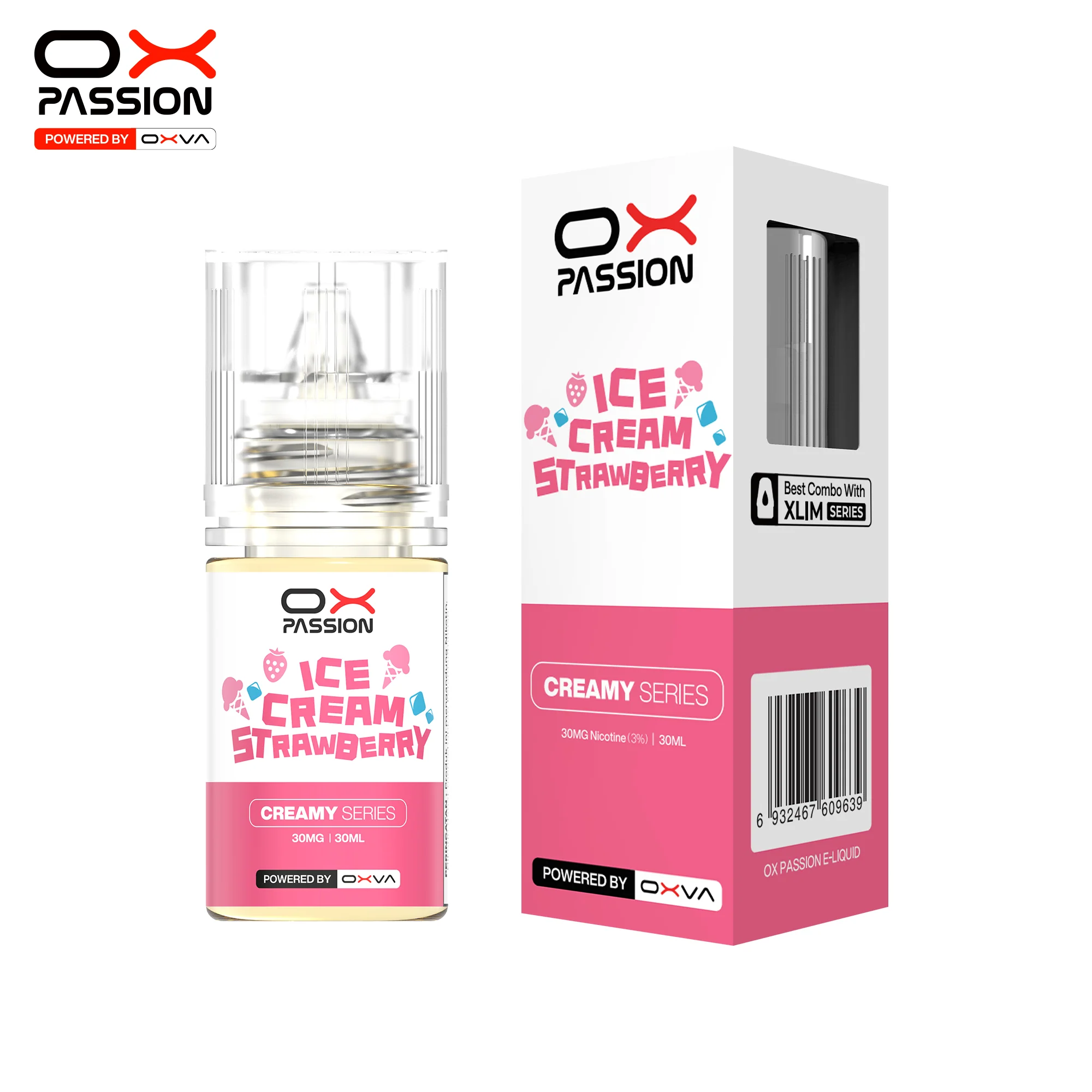 OX PASSION Ice Cream Strawberry 30ML - Image 3